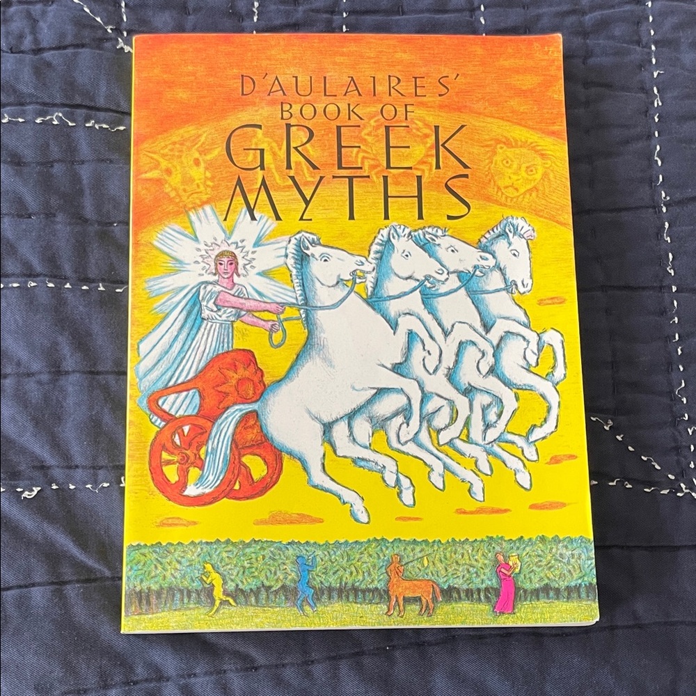 D'Aulaires' Book of Greek Myths (A yearling special) by Ingri D'Aulaire